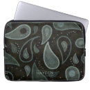 Recherche de paisley ordinateurs portables protections Gris