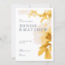 Recherche de jonquille mariage invitations Jaune