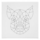 Recherche de porc posters Noir