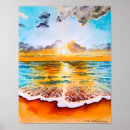 Recherche de couchers du soleil art Mur