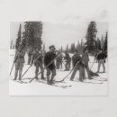 Recherche de skieurs cartes postales Neige
