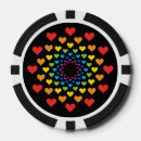 Recherche de chanceux jetons poker Arc en ciel
