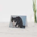 Zoek naar tuxedo cat kaarten Zwart