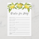 Recherche de jaune 11x16 invitations Baby
