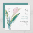 Recherche de tulipes invitations Minimaliste