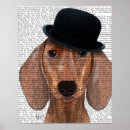 Recherche de dachshund art posters Animaux