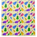 Recherche de guitare rideaux douche Coloré