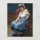Recherche de fille chat cartes postales Classique