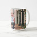Recherche de renard vintage tasses Floral