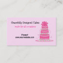 Zoek naar wedding cake visitekaartjes Elegant