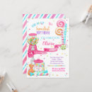 Recherche de sweet shoppe invitations Terrain de bonbons