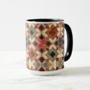 Recherche de motif folklorique tasses Traditionnel