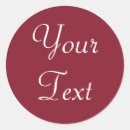 Recherche de burgandy autocollants Rouge