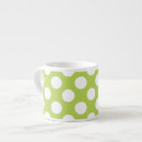 Recherche de pois vert tasses Motif à points polka