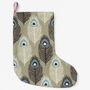 Recherche de paons chaussette de noël Abstrait