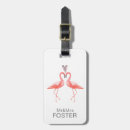 Recherche de flamants roses bagages étiquettes Pour eux