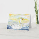 Recherche de cygne vœux cartes Blanc