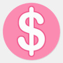 Recherche de dollar autocollants Blanc
