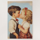 Recherche de baiser vintage puzzles Romantique