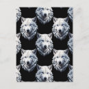 Recherche de tête de loup cartes postales Animal