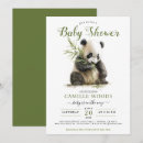 Recherche de bambou vert invitations Panda