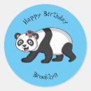Recherche de dessin de panda autocollants Pour enfants