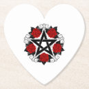 Zoek naar wicca onderzetters Pentagram