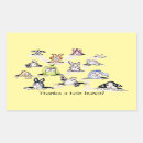 Recherche de lapins rectangles autocollants Merci