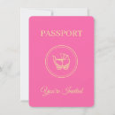 Recherche de passeport invitations Voyage