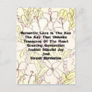 Recherche de fleur romantique cartes postales Beau