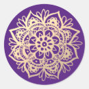 Zoek naar paarse mandala stickers Elegant