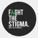 Recherche de stigma autocollants Sensibilisation