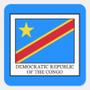 Recherche de drapeau africain autocollants République démocratique du congo