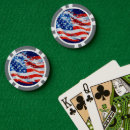 Recherche de drapeau américain jetons poker Fierté américaine