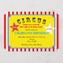 Zoek naar circus birthday uitnodigingen Feestje