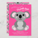 Recherche de koala anniversaire invitations Ours