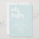 Zoek naar lichtblauw babyshower uitnodigingen For her