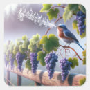 Recherche de oiseau chanteur autocollants Bleu