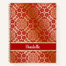 Recherche de motif oriental carnets Rouge