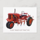 Recherche de tracteur vintage cartes postales Antique