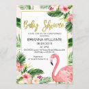 Zoek naar flamingo babyshower uitnodigingen Zgroon
