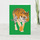 Recherche de orange chat tigré vœux cartes Peinture