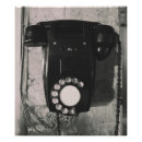 Recherche de vieux téléphone posters Noir et blanc