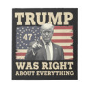 Recherche de trump blocsnotes 2025