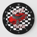 Zoek naar rode auto klokken Sportwagen