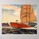 Recherche de voilier vintage posters Bateau