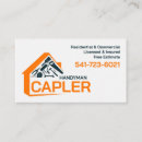 Recherche de entretien de propriété cartes visite Réparation de maison