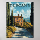 Zoek naar toscane posters Cipressen