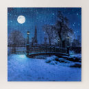 Recherche de lumière de lune puzzles Ville