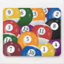 Recherche de boule 8 tapis souris Snooker